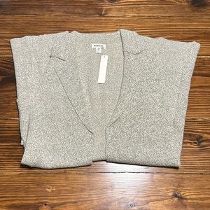 Size S Monteau Women’s long sweater vest- tan